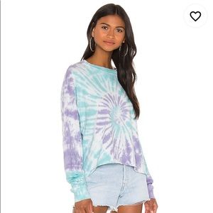 Revolve X Daydreamer Tie Dye Tee, Sz Small